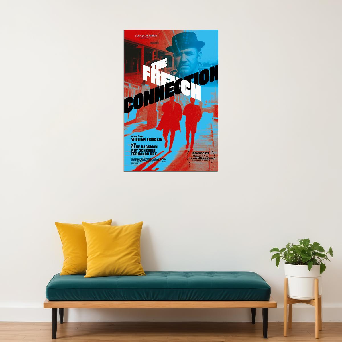 The French Connection Movie Action Crime Drama Poster Wall Art Print Home Wall Decor