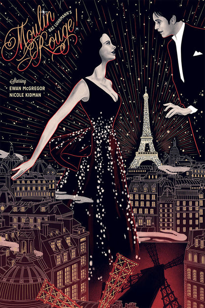 Moulin Rouge Movıe Dram Musical Romance Poster Wall Art Print Home Wall Decor
