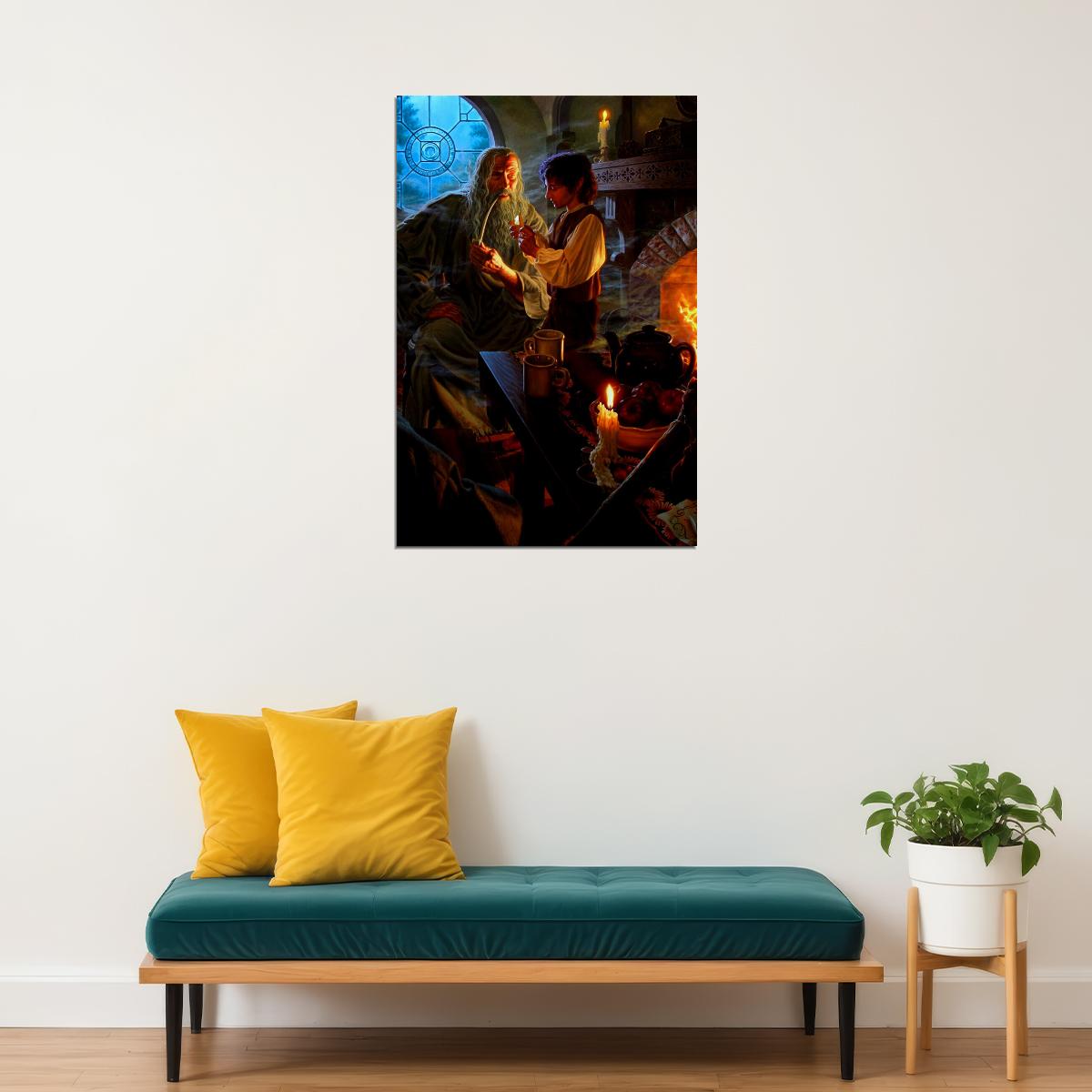 Lord Of The Rings Movie Saruman With Orcs Drama Fantasy Poster Wall Art Print Home Wall Decor