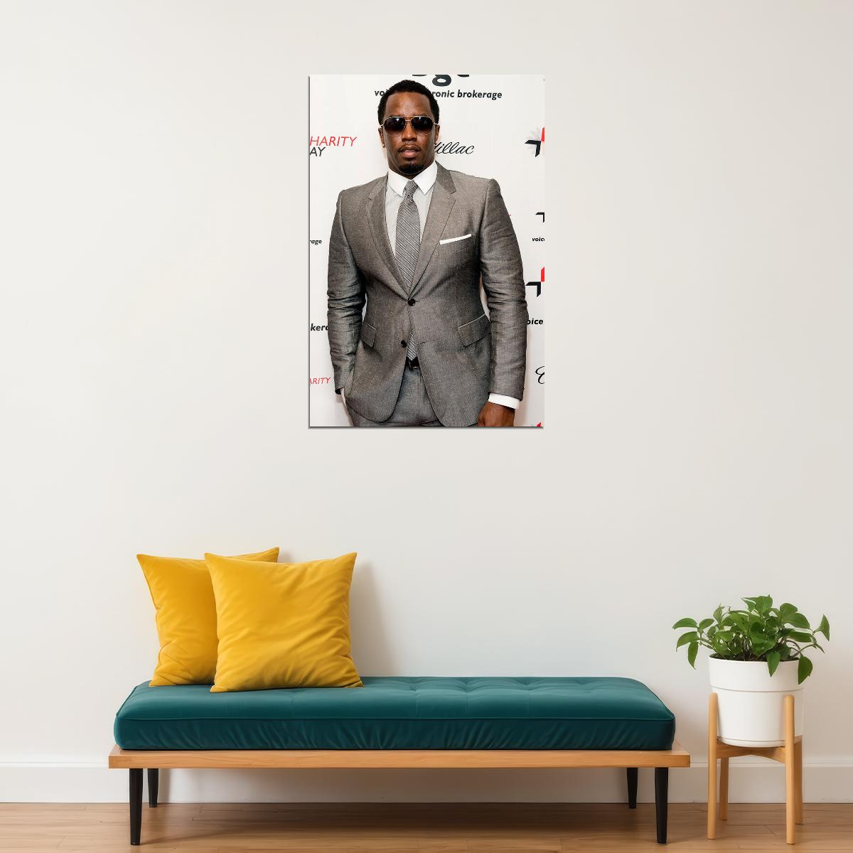 Puff Daddy Rap Artist Musician Singer Producer Poster Wall Art Print Home Wall Decor