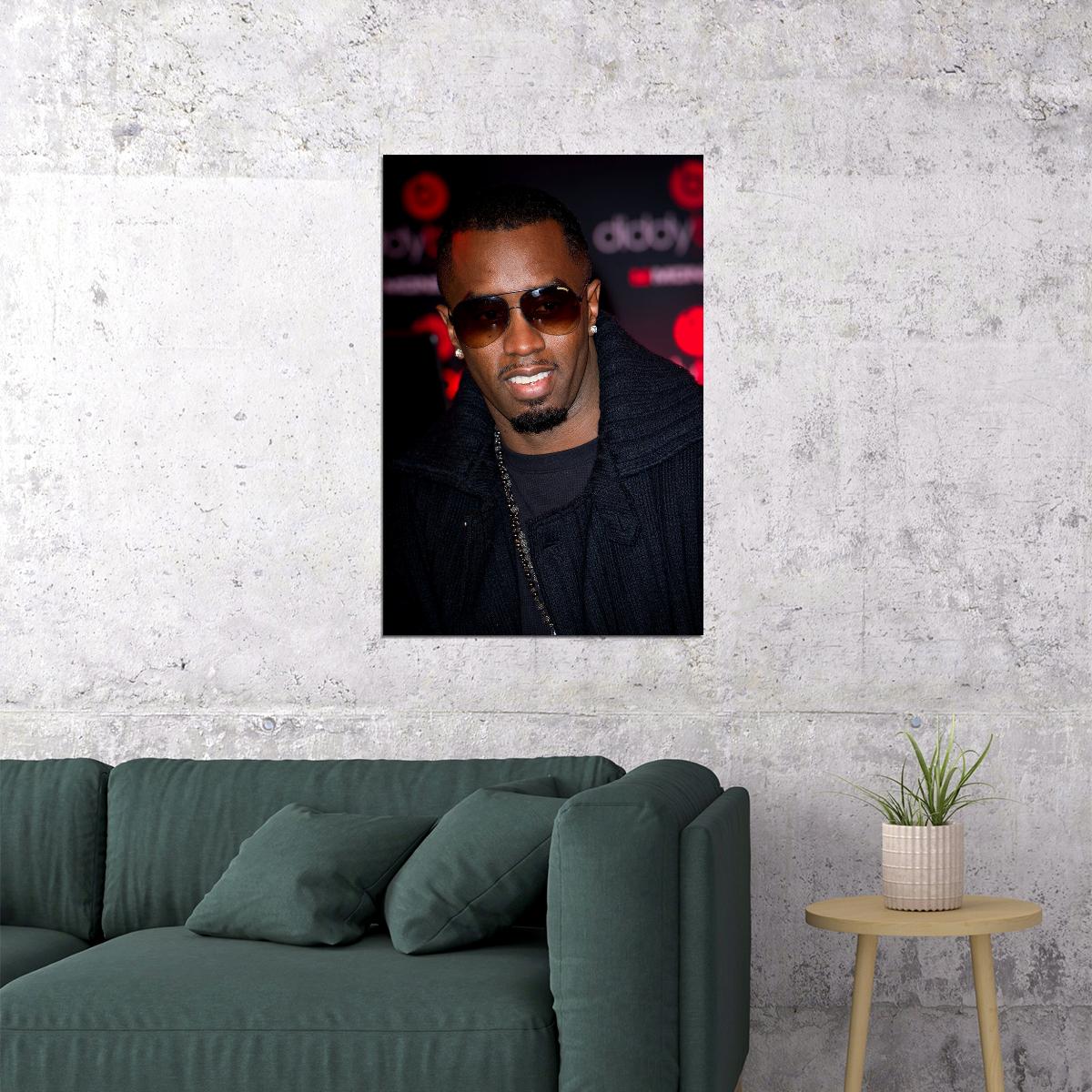Puff Daddy Singer Music Artist Songwriter Poster Wall Art Print Home Wall Decor