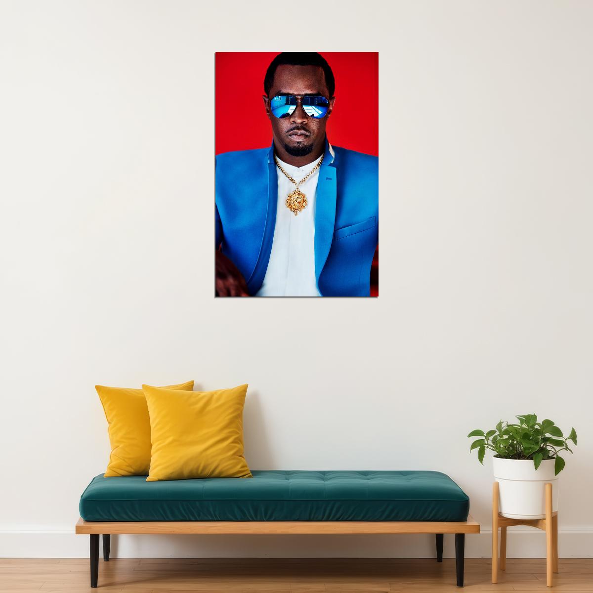 Puff Daddy Singer Entrepreneur Artist Poster Wall Art Print Home Wall Decor