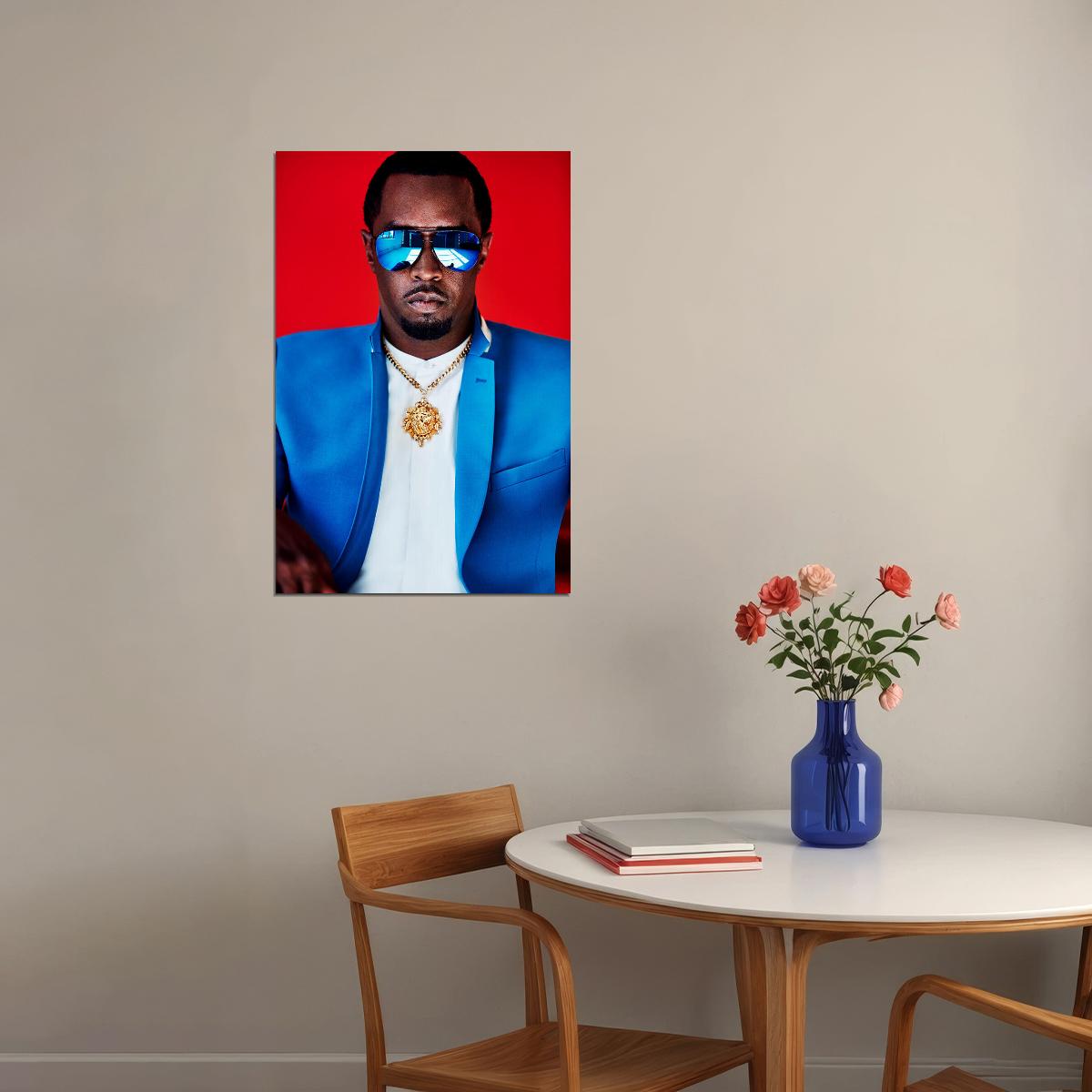 Puff Daddy Singer Entrepreneur Artist Poster Wall Art Print Home Wall Decor