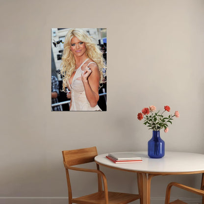 Victoria Silvstedt Sexy Female Model Artist Actor Poster Wall Art Print Home Wall Decor