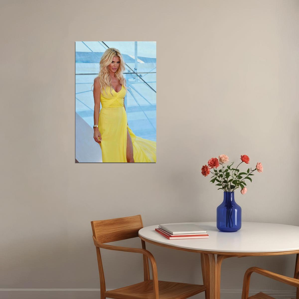Victoria Silvstedt Sexy Female Model Singer Actor Poster Wall Art Print Home Wall Decor