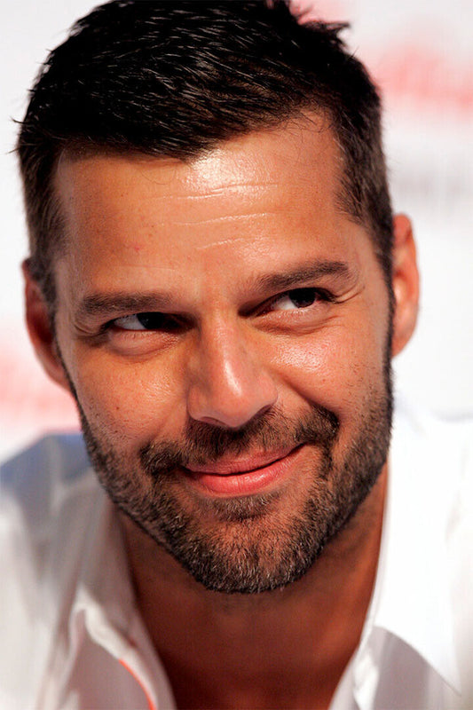 Ricky Martin Dark Gray Sweater Celebrity Poster Wall Art Print Home Wall Decor