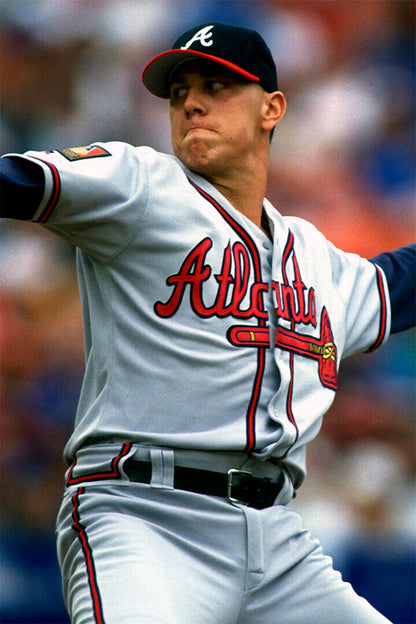 Baseball Steve Avery Atlanta Athlete Poster Wall Art Print Home Wall Decor