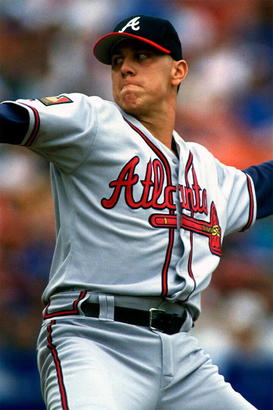 Baseball Steve Avery Atlanta Athlete Poster Wall Art Print Home Wall Decor