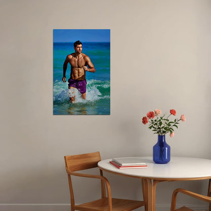 Swim Sexy Male Model Poster Wall Art Print Home Wall Decor