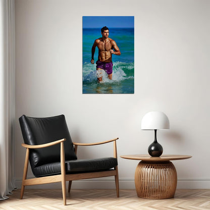 Swim Sexy Male Model Poster Wall Art Print Home Wall Decor