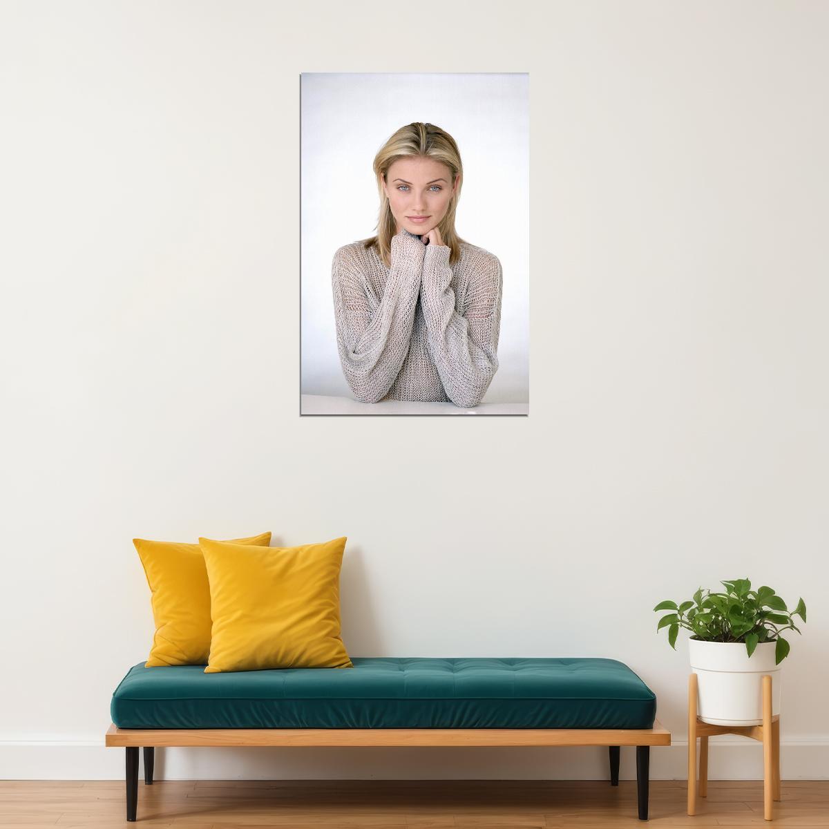 Cameron Diaz Fashion Model Actress Poster Wall Art Print Home Wall Decor