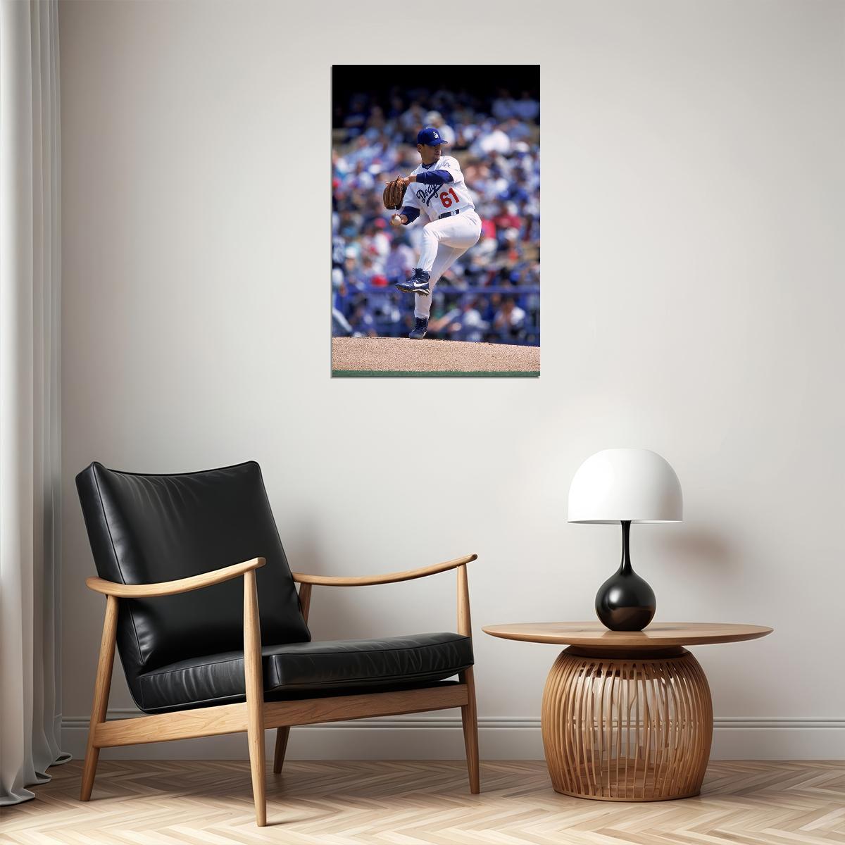 Baseball Los Angeles 2001 Collage Poster Wall Art Print Home Wall Decor