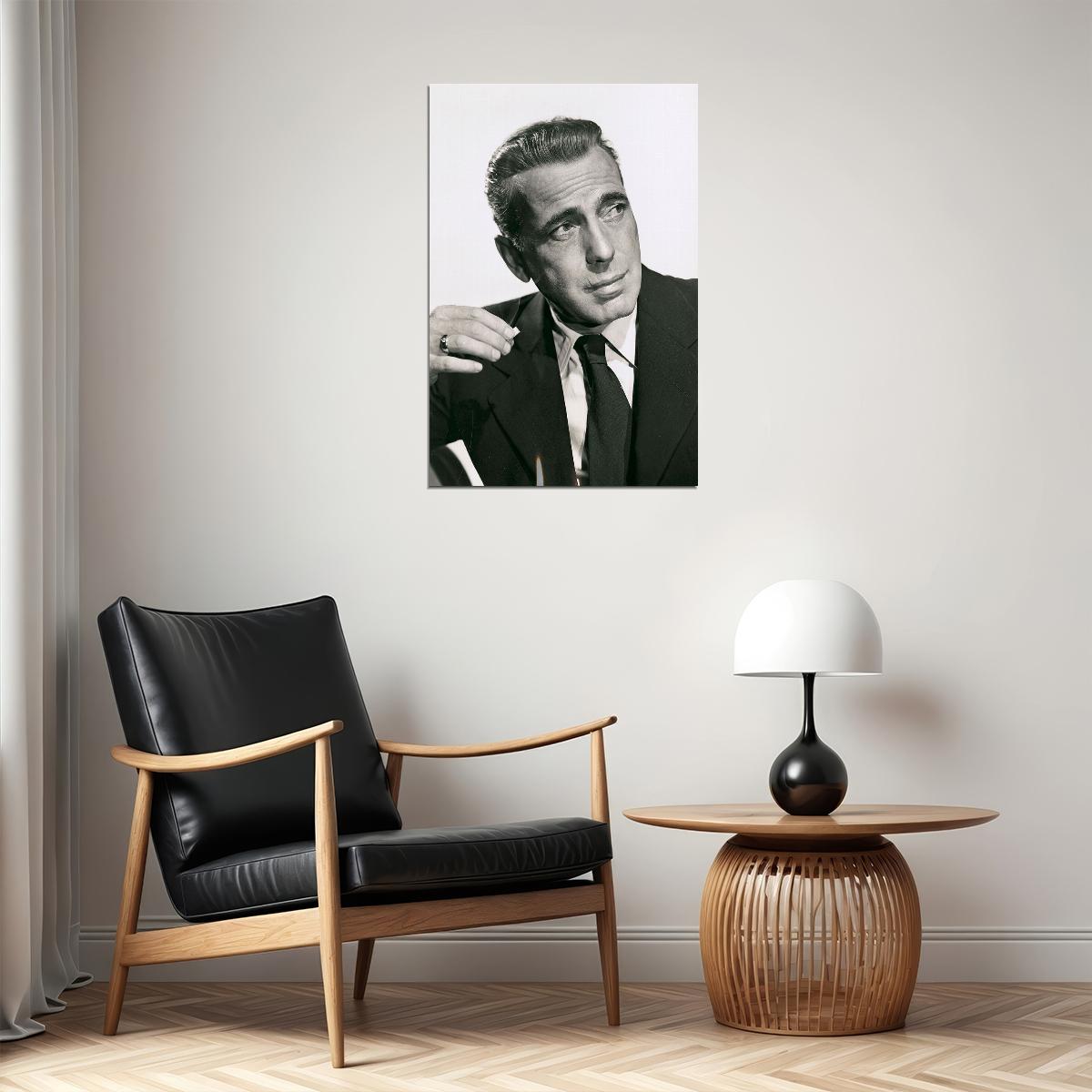 Humphrey Bogart İdealist Adventurer Poster Wall Art Print Home Wall Decor