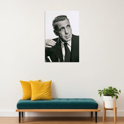 Humphrey Bogart İdealist Adventurer Poster Wall Art Print Home Wall Decor