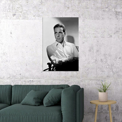Humphrey Bogart American Actress Poster Wall Art Print Home Wall Decor