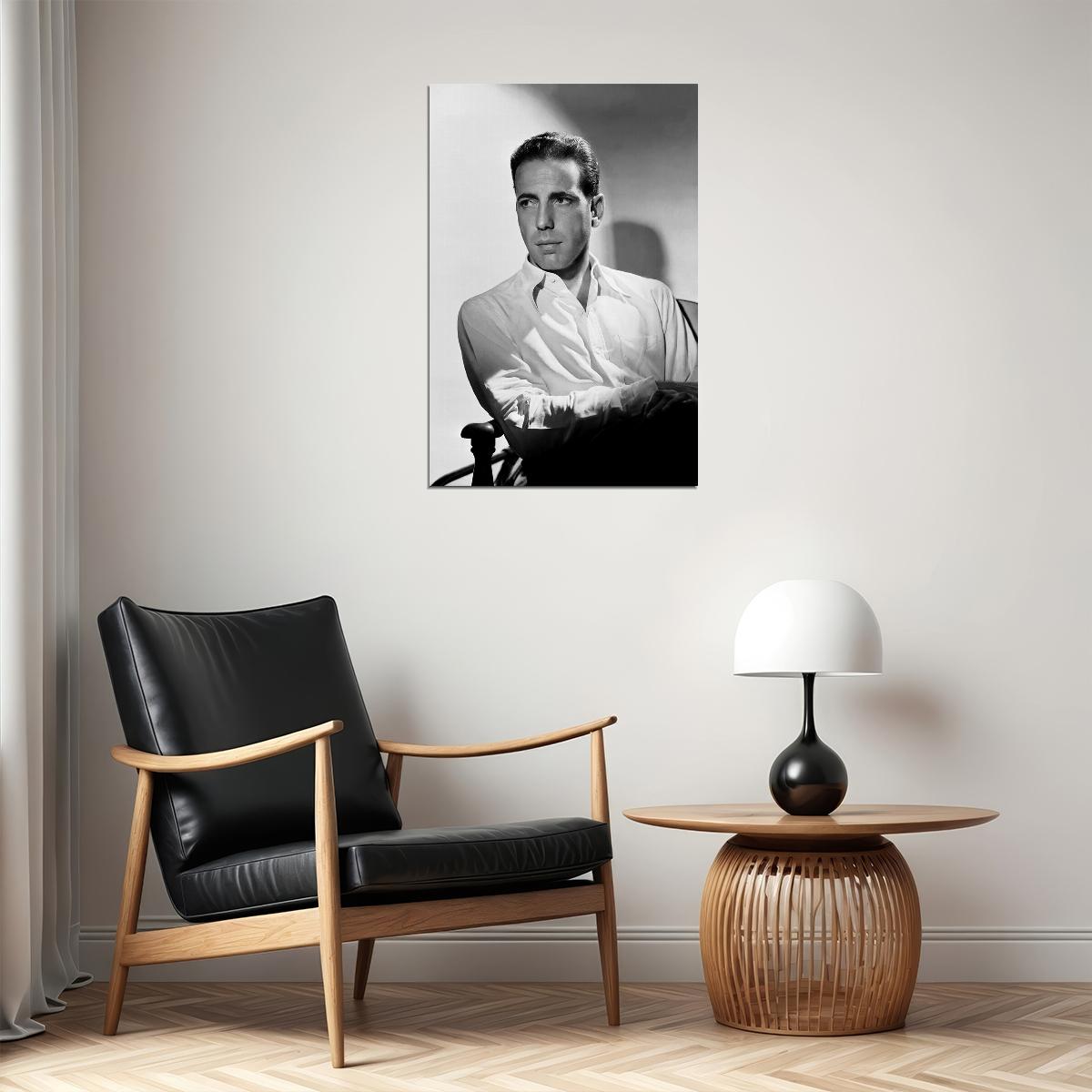 Humphrey Bogart American Actress Poster Wall Art Print Home Wall Decor