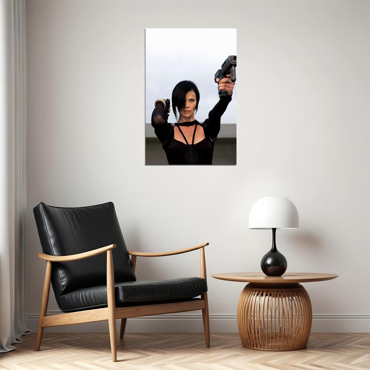 Aeon Flux Movıe Charlize Theron Action Murderer Poster Wall Art Print Home Wall Decor