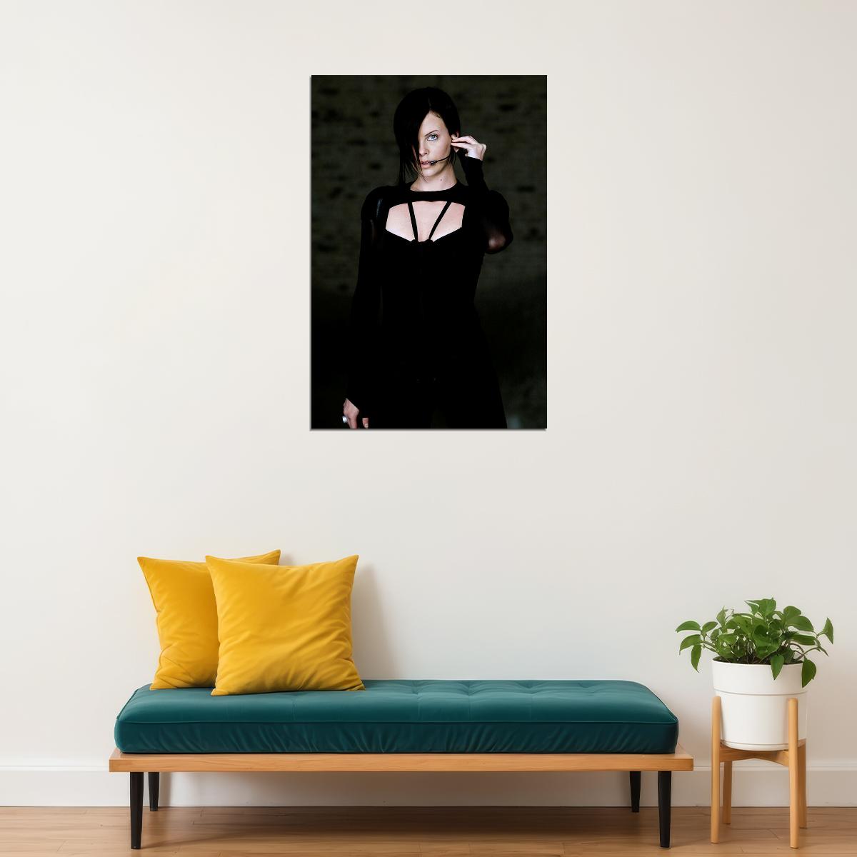 Aeon Flux Movıe Charlize Theron Action Adventure Poster Wall Art Print Home Wall Decor