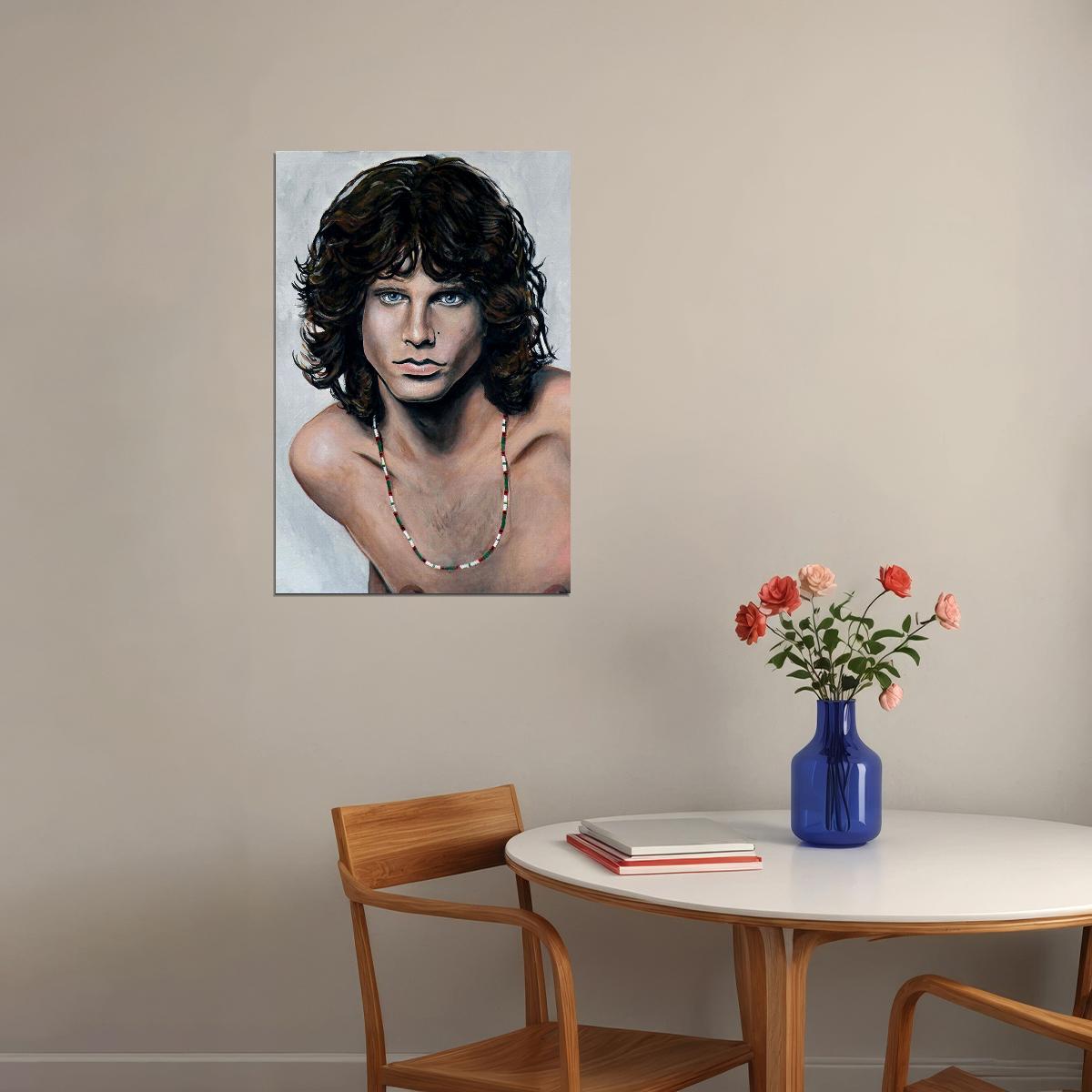 Jim Morrison Posed The Doors Music Songwriter Poster Wall Art Print Home Wall Decor