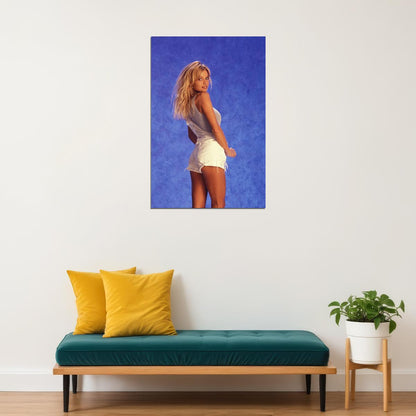 Pam Anderson Sexy Cowgirl Artist Actor Poster Wall Art Print Home Wall Decor