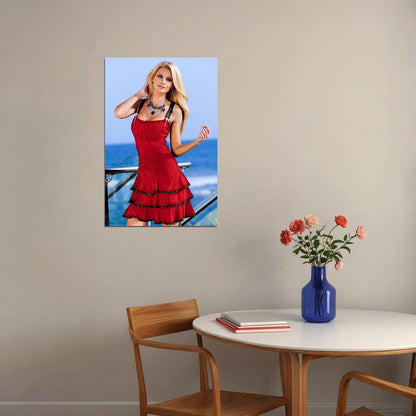 Angela Marcello Sexy Model Fashion Poster Wall Art Print Home Wall Decor