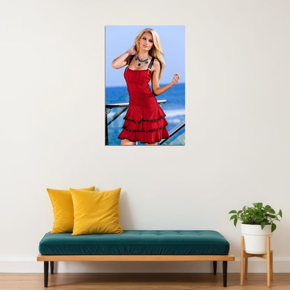 Angela Marcello Sexy Model Fashion Poster Wall Art Print Home Wall Decor