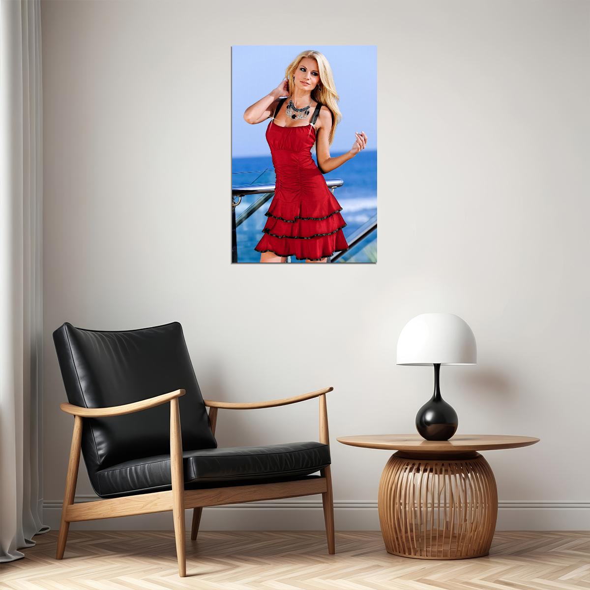 Angela Marcello Sexy Model Fashion Poster Wall Art Print Home Wall Decor