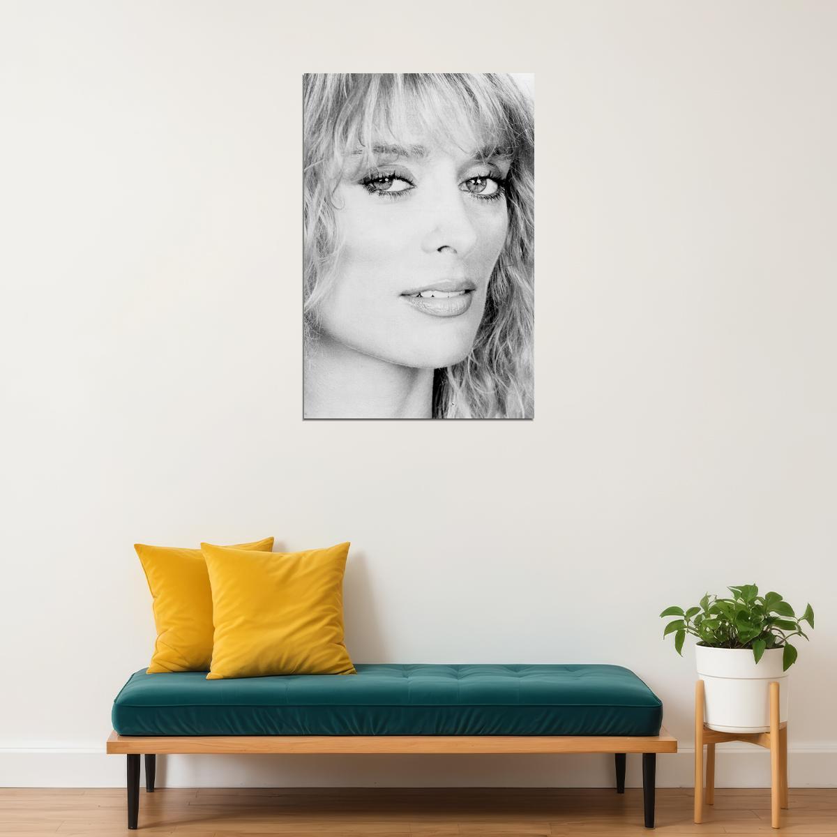 Movie Actress Sybil Danning White Bikini Actress Poster Wall Art Print Home Wall Decor