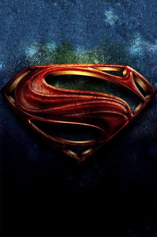 Superman Logo Tv Comics Icon Poster Wall Art Print Home Wall Decor