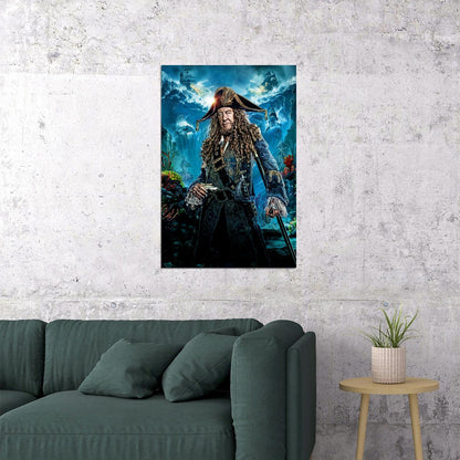Pirates Of Caribbean Movie Action Excitement Poster Wall Art Print Home Wall Decor