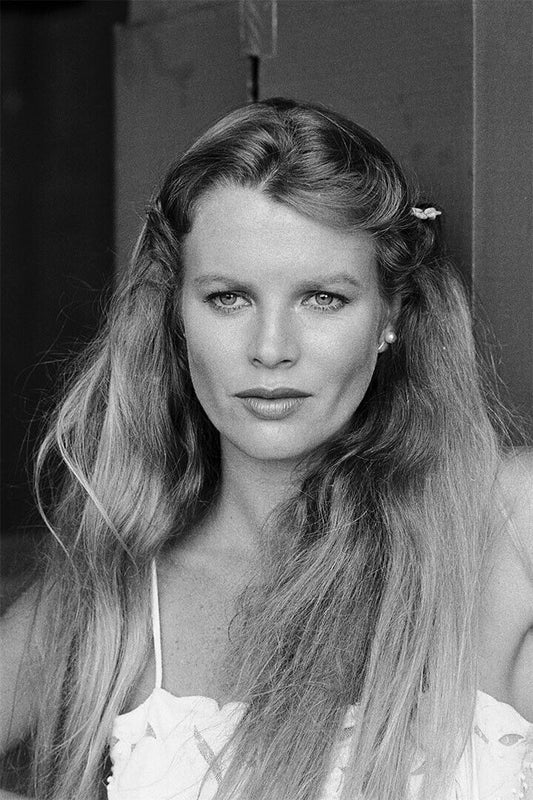 Movie Actress Kim Basinger Posed Black White Poster Wall Art Print Home Wall Decor