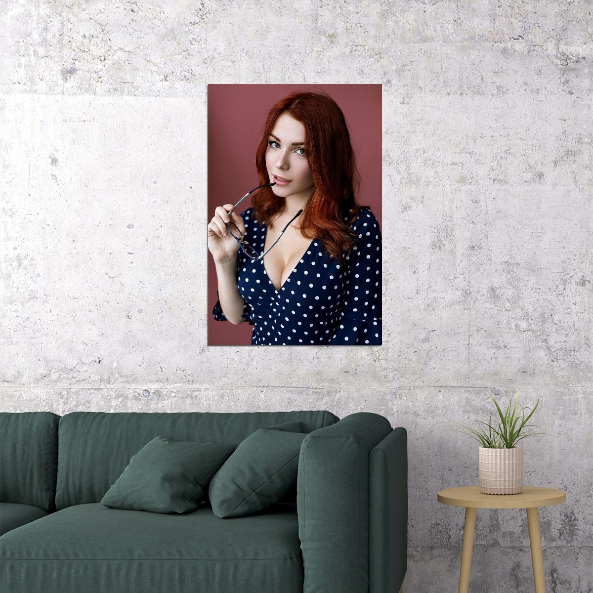 Irine Meier Sexy Female Model Social Media Phenomenon Poster Wall Art Print Home Wall Decor