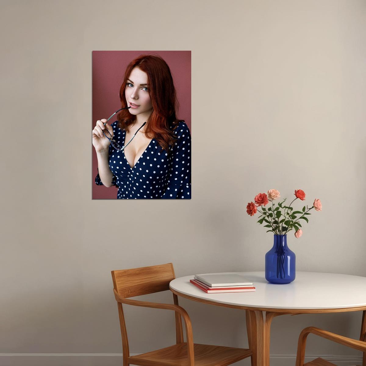 Irine Meier Sexy Female Model Social Media Phenomenon Poster Wall Art Print Home Wall Decor