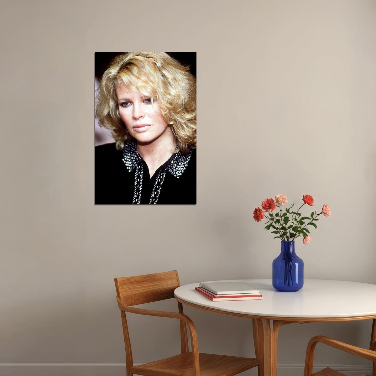 Movie Actress And Model Kim Basinger Posed Poster Wall Art Print Home Wall Decor