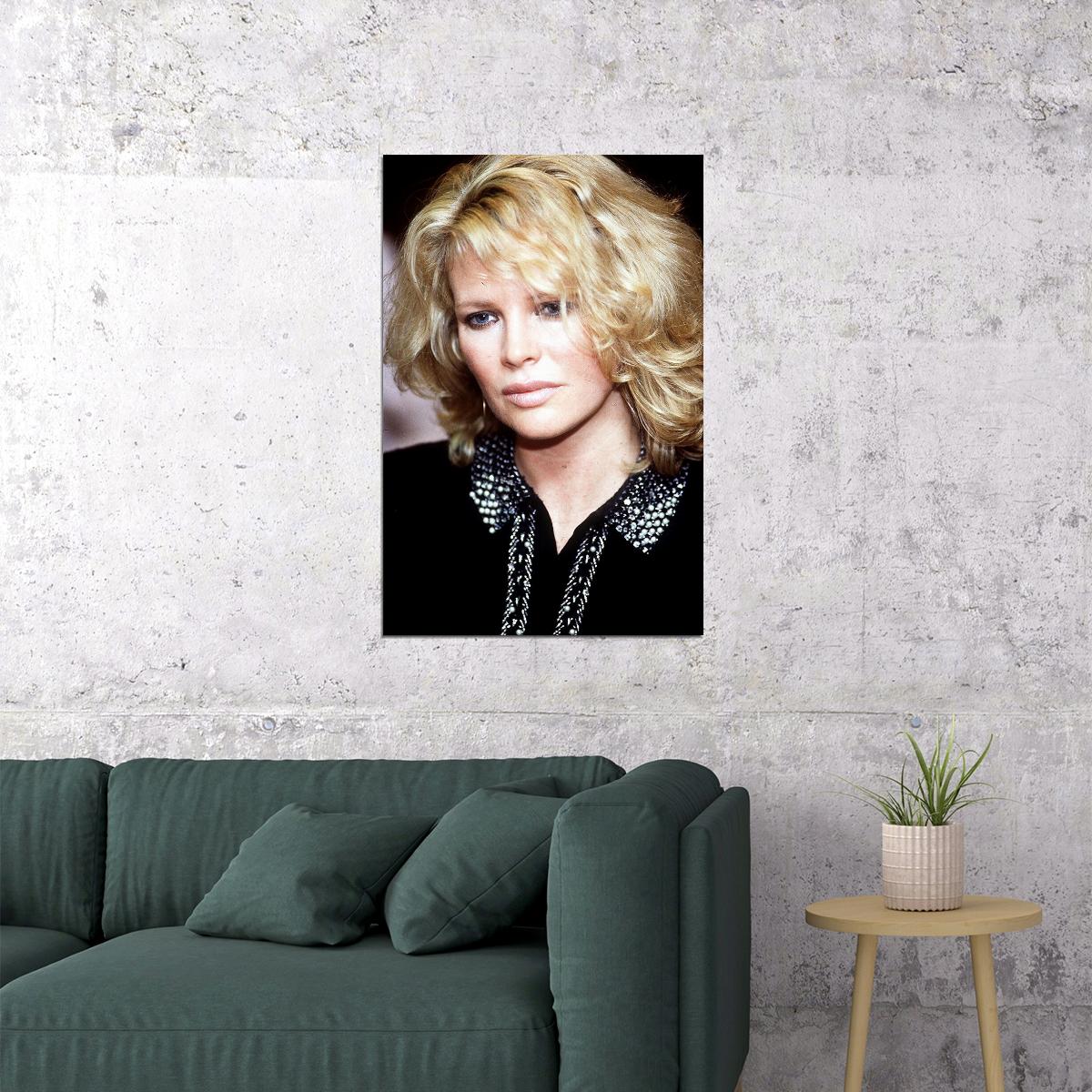 Movie Actress And Model Kim Basinger Posed Poster Wall Art Print Home Wall Decor