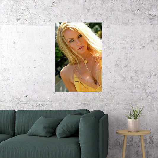 Nikki Ziering Sexy Female Model Blonde Model Poster Wall Art Print Home Wall Decor
