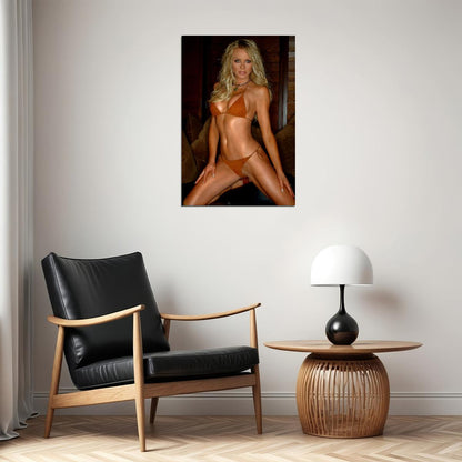 Nikki Ziering Sexy Female Model Swimsuit Photo Poster Wall Art Print Home Wall Decor