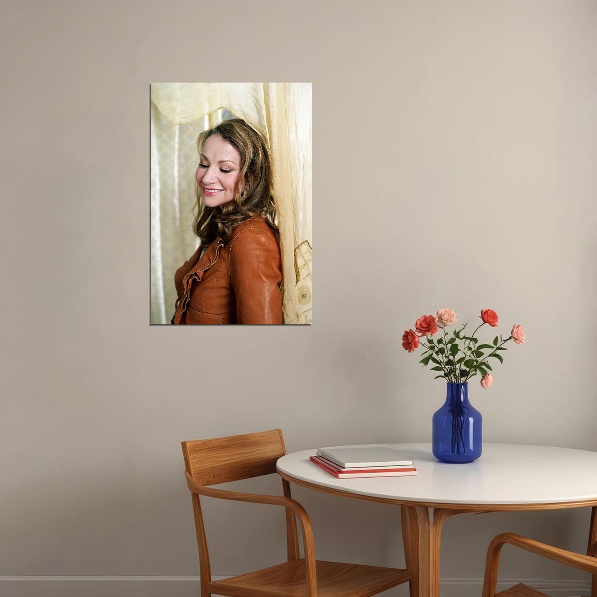 Joan Osborne Posing Singer Beautiful Artist Poster Wall Art Print Home Wall Decor