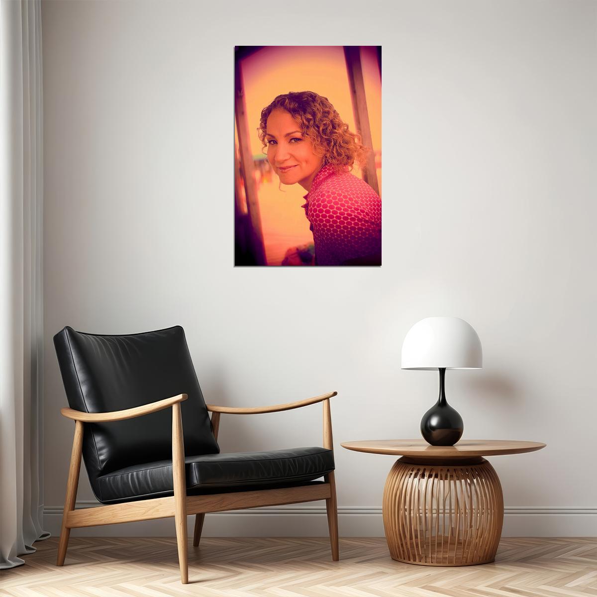 Joan Osborne Laughing Artist Musician Poster Wall Art Print Home Wall Decor
