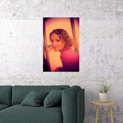 Joan Osborne Laughing Artist Musician Poster Wall Art Print Home Wall Decor