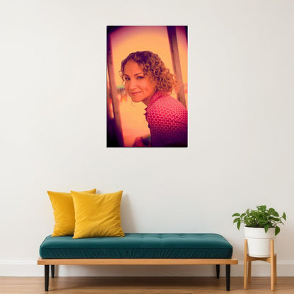 Joan Osborne Laughing Artist Musician Poster Wall Art Print Home Wall Decor