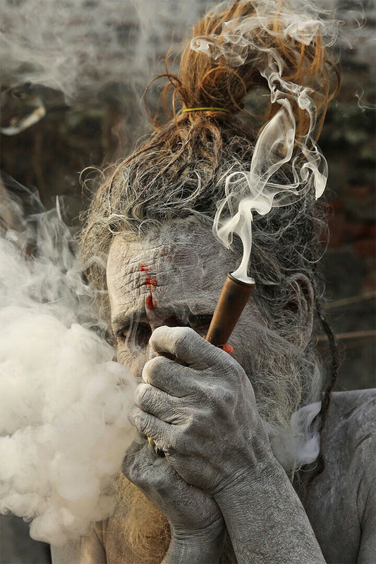 Marijuana Holy Smoke Photograph Poster Wall Art Print Home Wall Decor