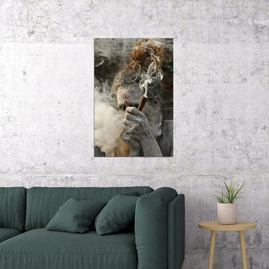 Marijuana Holy Smoke Photograph Poster Wall Art Print Home Wall Decor