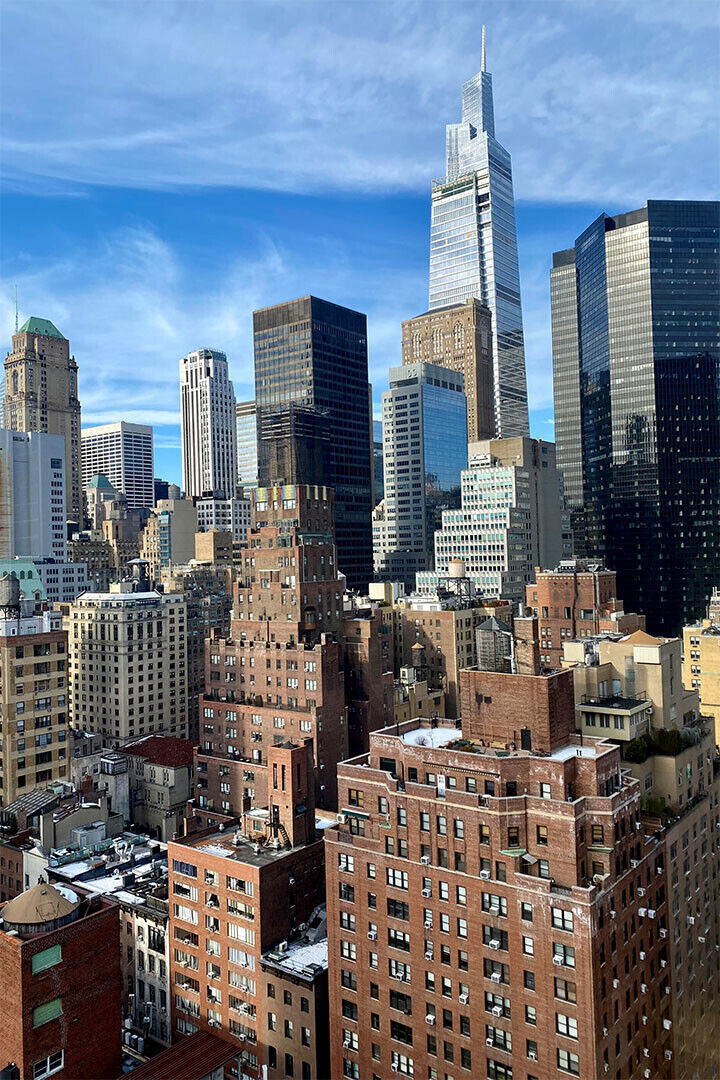 Manhatten Sky View City Photoghrapy Poster Wall Art Print Home Wall Decor