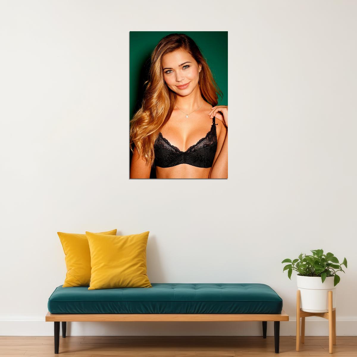 Sandra Kubicka Sexy Cute Female Model Poster Wall Art Print Home Wall Decor