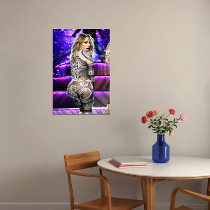 Jennifer Lopez Sexy Hot Singer Poster Wall Art Print Home Wall Decor