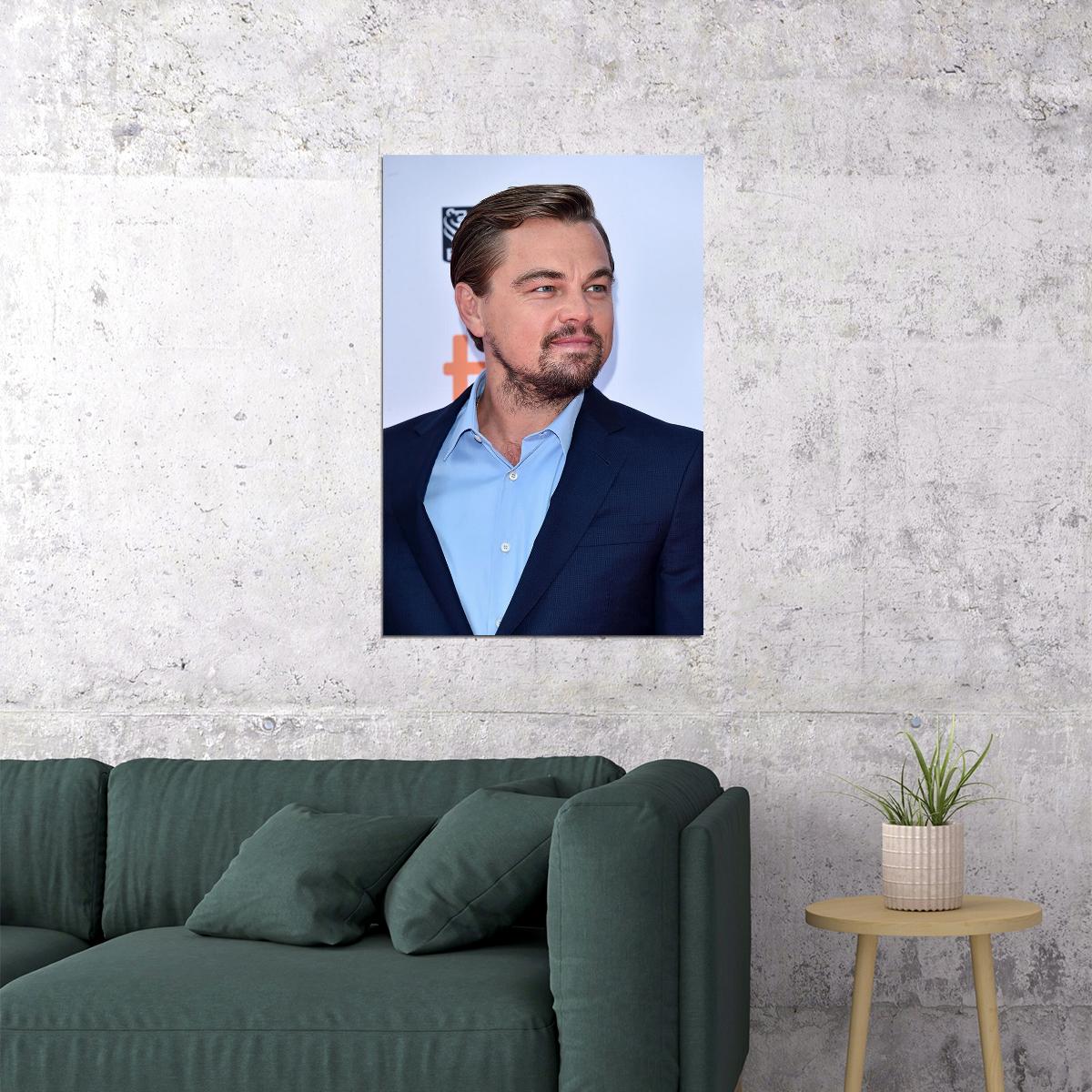 Leonardo Dicaprio Stylish Actor Male Poster Wall Art Print Home Wall Decor