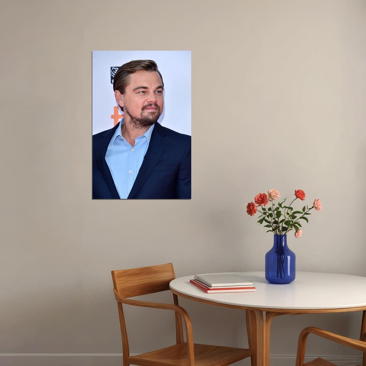 Leonardo Dicaprio Stylish Actor Male Poster Wall Art Print Home Wall Decor