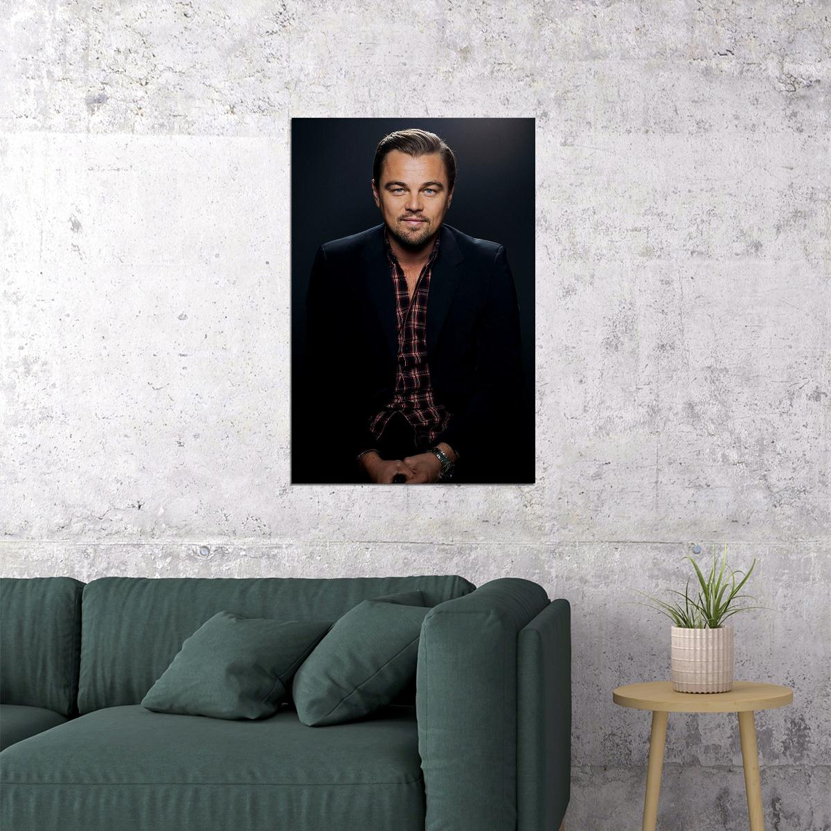 Leonardo Dicaprio Handsome Actor Poster Wall Art Print Home Wall Decor