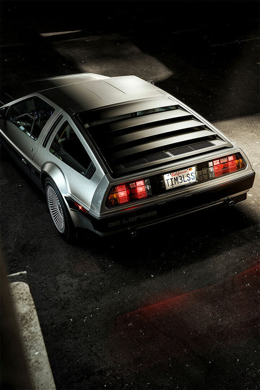 Delorean Dmc 12 Hot Classic Poster Wall Art Print Home Wall Decor